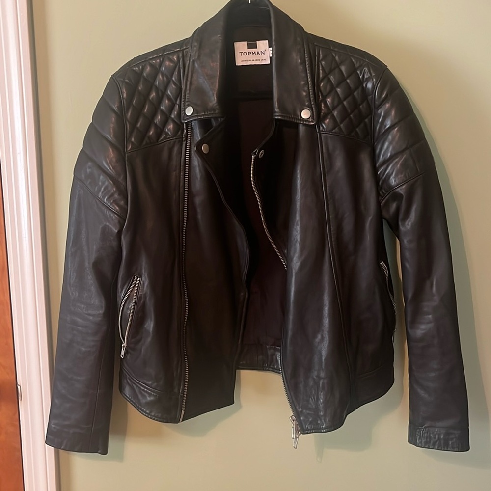 Genuine Leather Biker Jacket